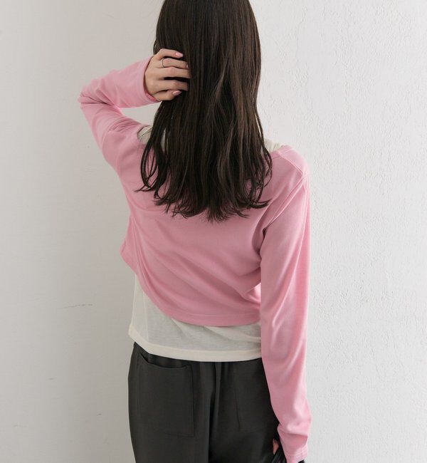  「配色レイヤードロングTシャツ」|Tシャツ・カットソー|