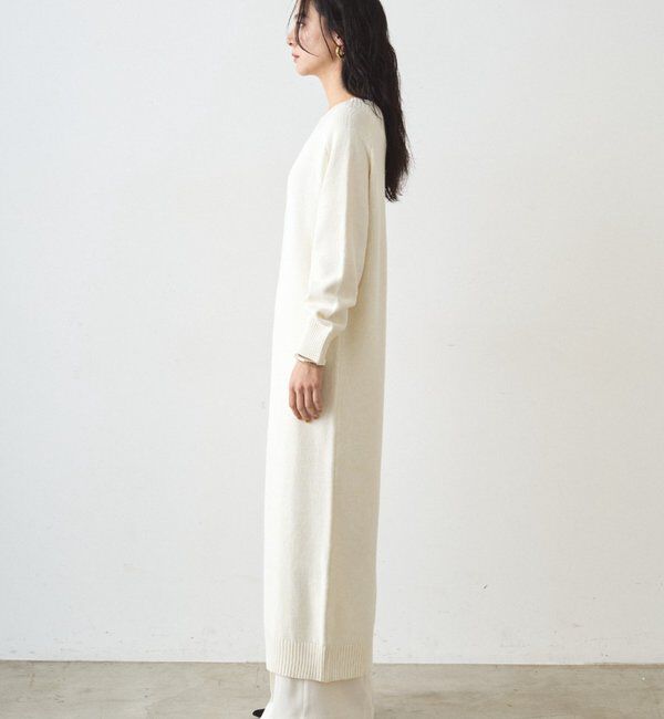 「ハイスリットニットワンピース」|ワンピース|