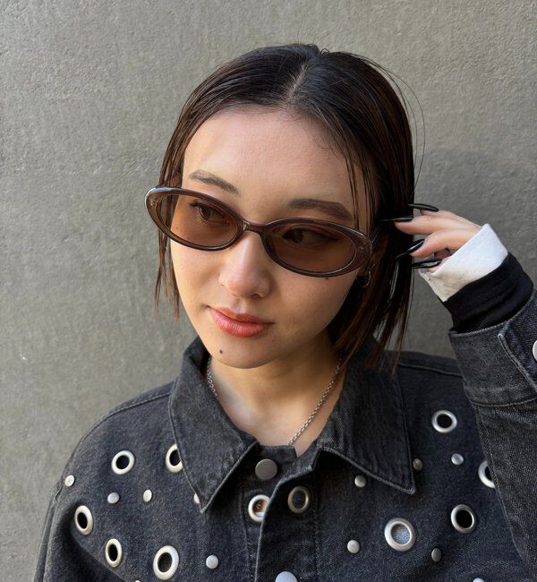 「オーバルサングラス」|ピアス|