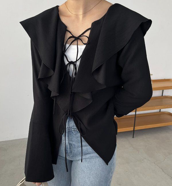  「フリルリボンブラウス」|シャツ・ブラウス|