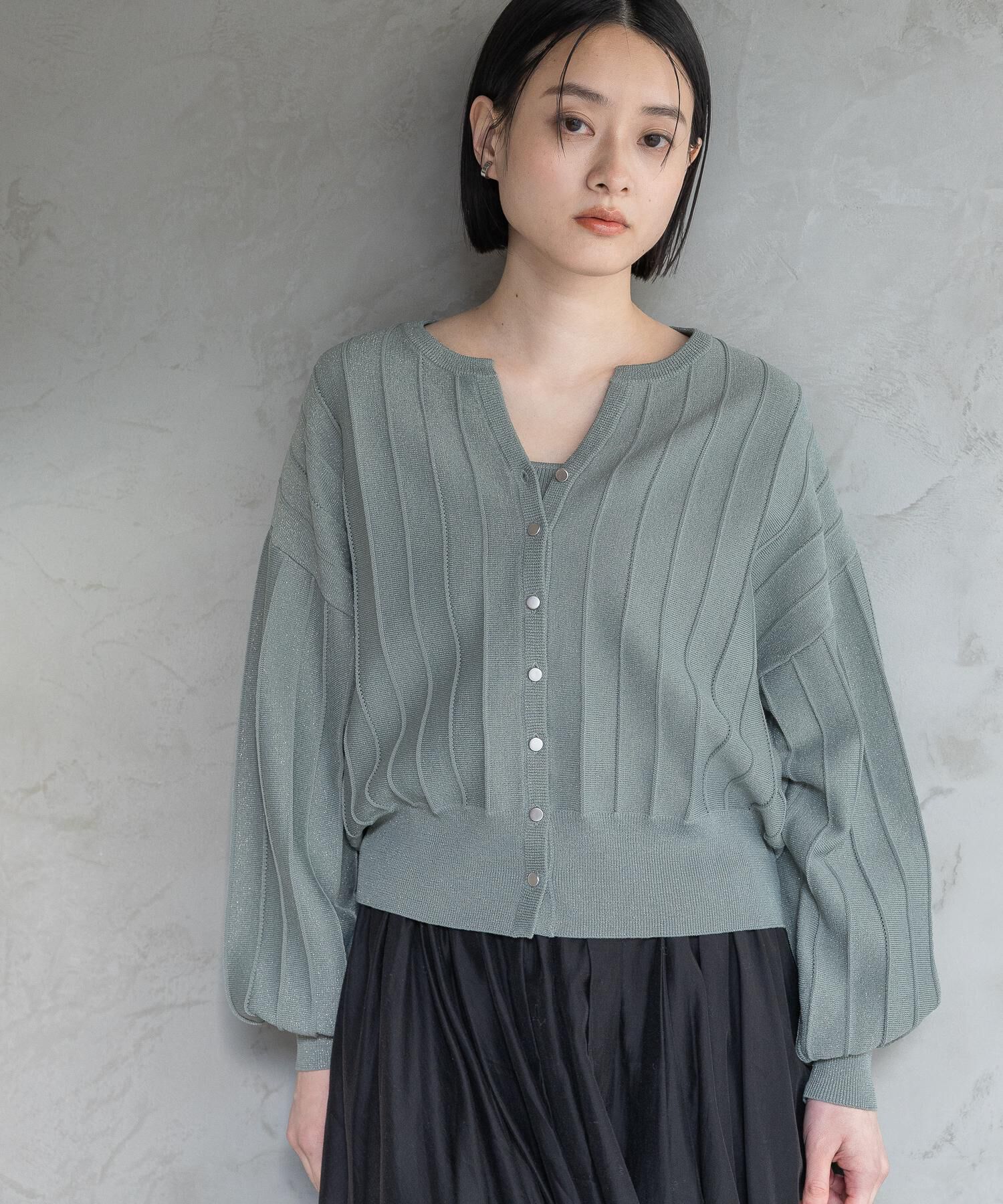 A part by 「アイレットアミショートカーディガン」|ニット・セーター|