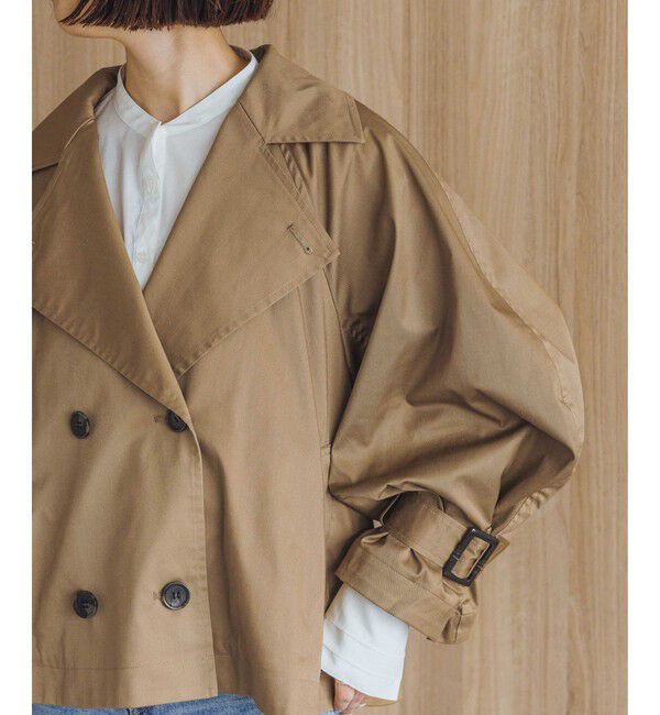 A part by 「キャンディースリーブショートトレンチコート」|トレンチコート|
