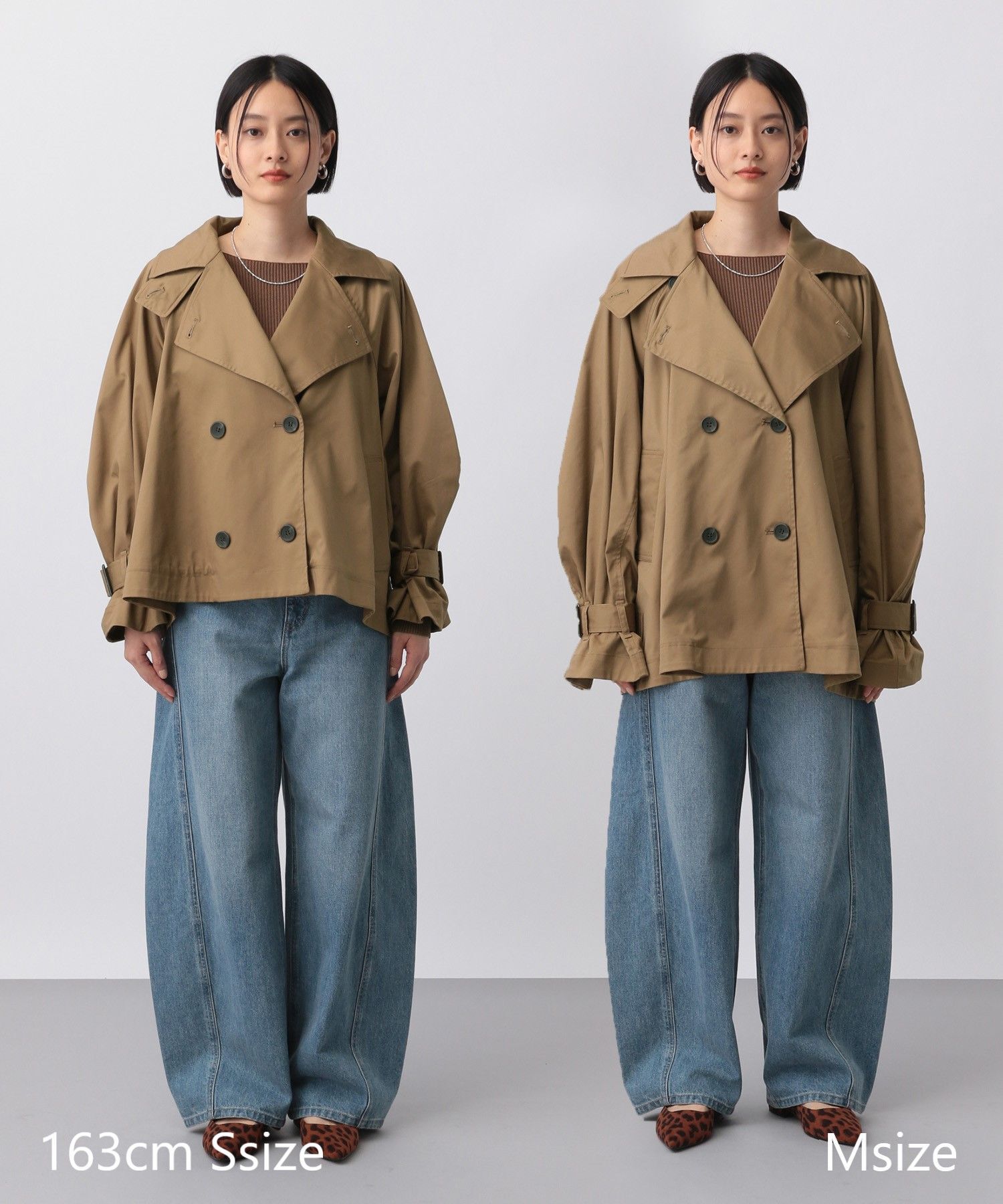 A part by 「キャンディースリーブショートトレンチコート」|トレンチコート|