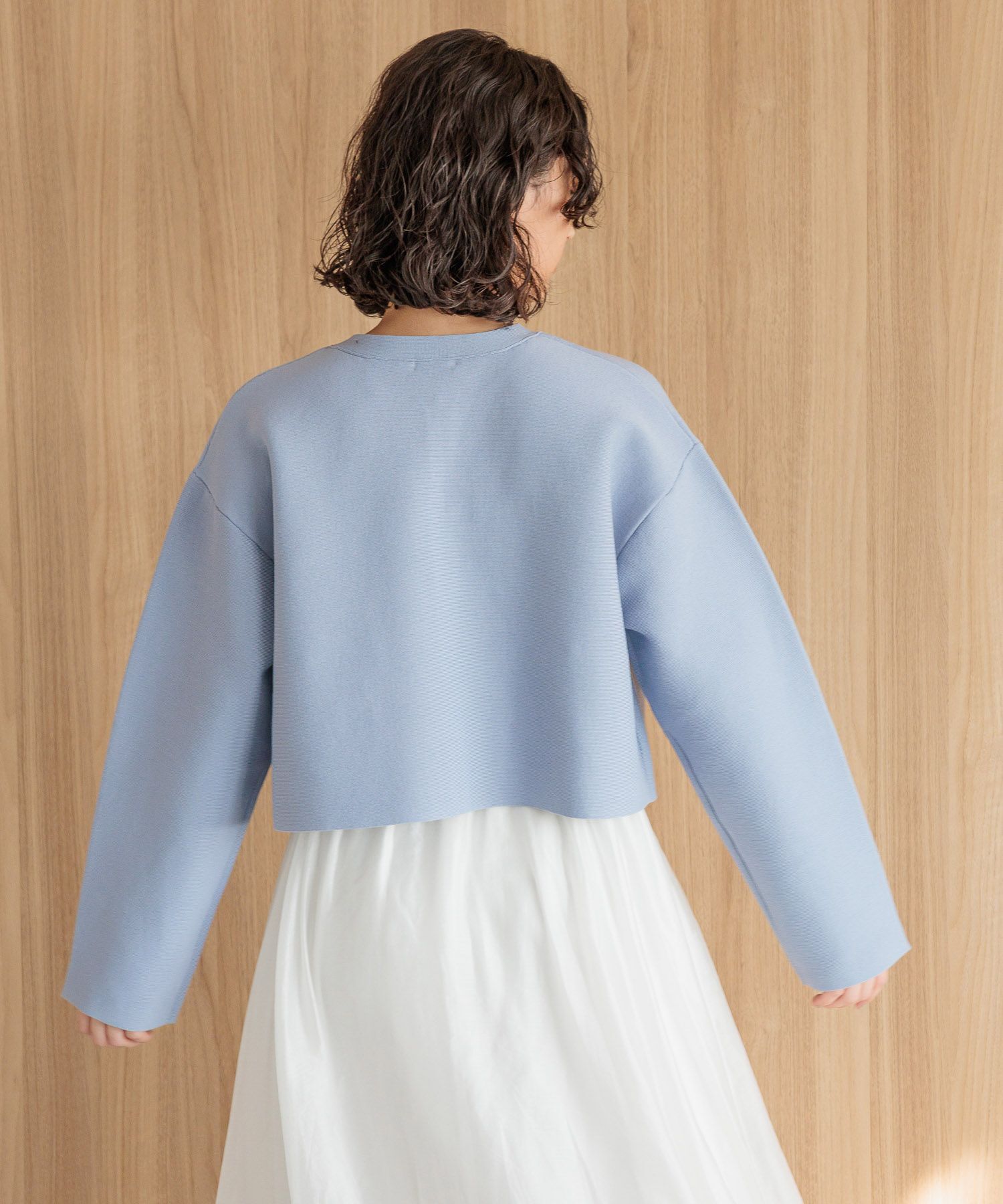 A part by 「スポンディッシュキンボタンクルーカーディガン」|ニット・セーター|