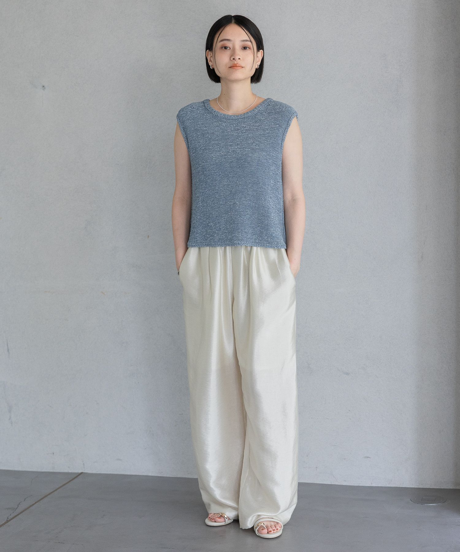 A part by 「アセテープニットノースリーブ」|ニット・セーター|