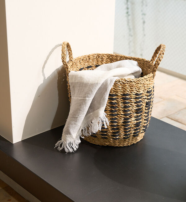 collex「UシェイプバスケットL」|その他|ブラック