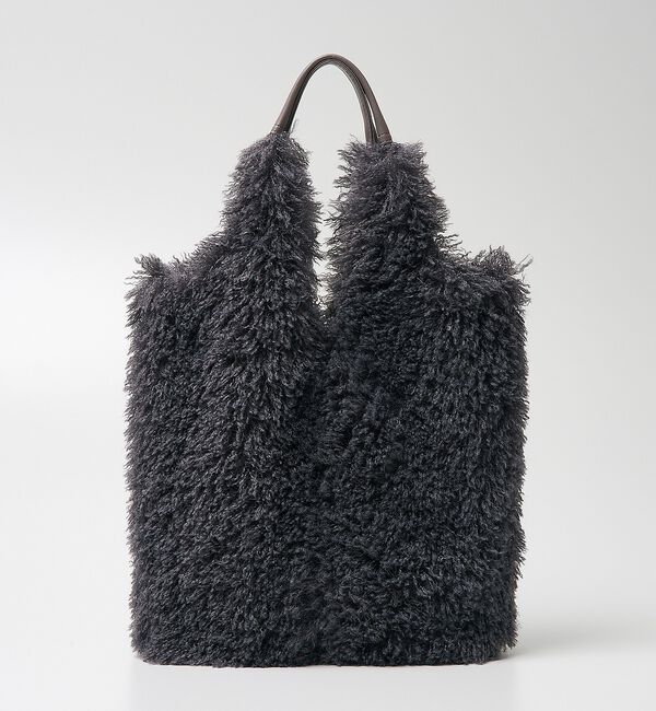 collex「【WEB限定】Vラインフェイクファートートバッグ」|トートバッグ|