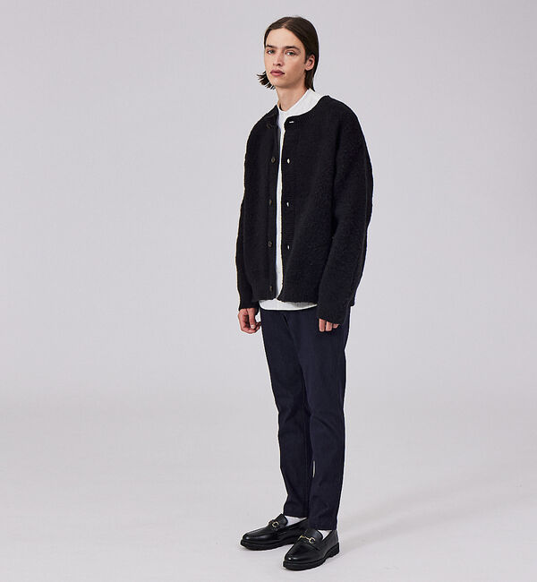 ABAHOUSE「WEB限定シャギーニットクルーカーディガン」|カーディガン|