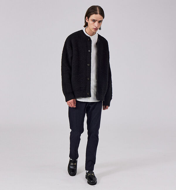 ABAHOUSE「WEB限定シャギーニットクルーカーディガン」|カーディガン|