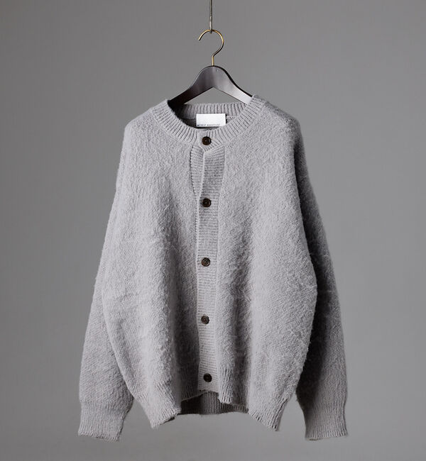 ABAHOUSE「WEB限定シャギーニットクルーカーディガン」|カーディガン|