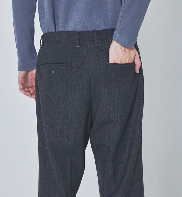 ABAHOUSE「【セットアップ対応】T/R フランス綾 2タック ワイドパンツ」|その他|