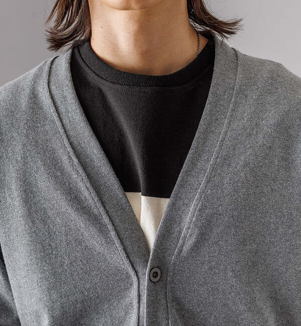 ABAHOUSE「【BARBARIAN / バーバリアン】ヘビーウエイト カーディガン」|カーディガン|