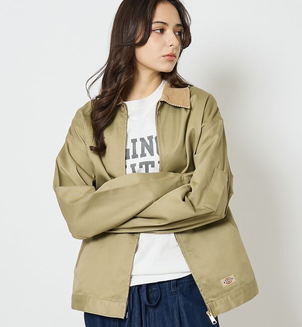 ABAHOUSE「【Dickies / ディッキーズ】Twill Eisenhower Jacke」|ブルゾン・スタジャン|