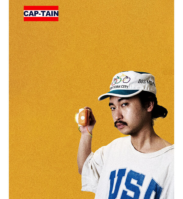 ABAHOUSE「【CAP-TAIN】 アップル刺繍 カラーブロック｜YOSEMITE｜HOLLY」|その他|