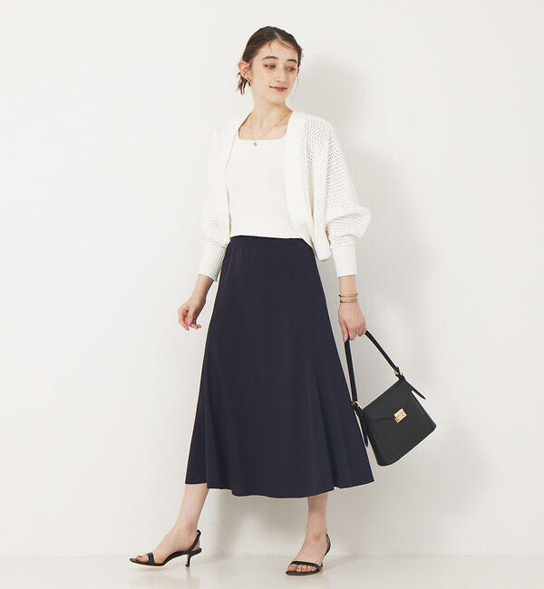 Rouge vif「【セットアップ対応】フレアニットスカート」|スカート|
