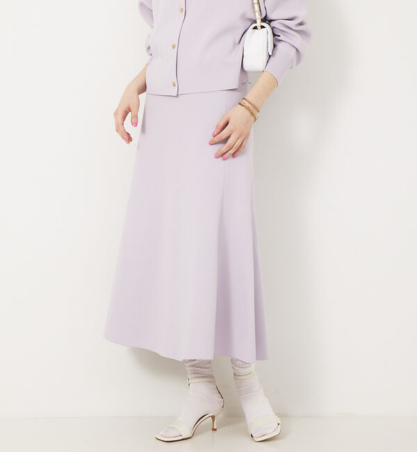 Rouge vif「【セットアップ対応】フレアニットスカート」|スカート|