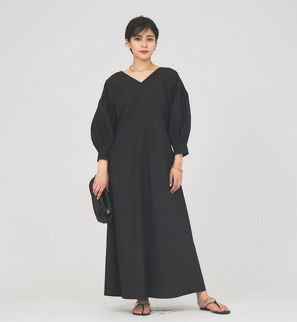 Rouge vif「2WAY袖プリーツワンピース」|ワンピース|