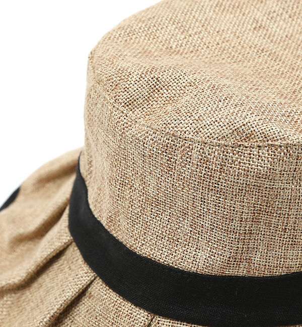 Rouge vif「【RUBEN】リネンライクプリーツバケットハット」|その他|