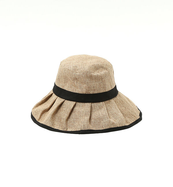 Rouge vif「【RUBEN】リネンライクプリーツバケットハット」|その他|