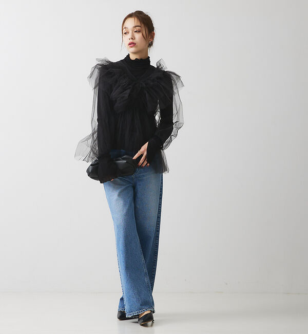 Rouge vif「チュール ブラウス」|シャツ・ブラウス|