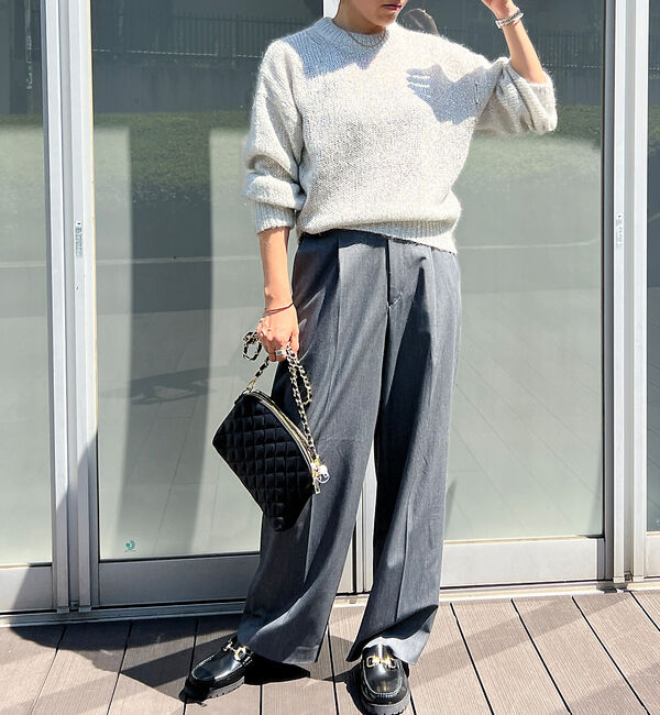 Rouge vif「ラメ&times;モヘア ニットプルオーバー」|ニット・セーター|