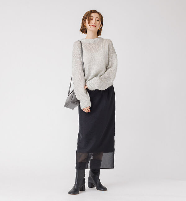 Rouge vif「ラメ&times;モヘア ニットプルオーバー」|ニット・セーター|