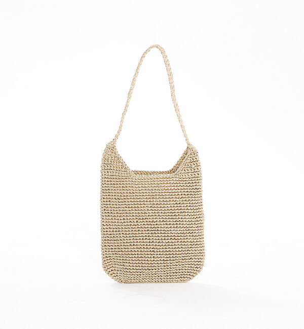 Rouge vif「【Swaraj/スワラージ】マクラメメタリック　ワンハンドルバッグ / ハンドバ」|ハンドバッグ|