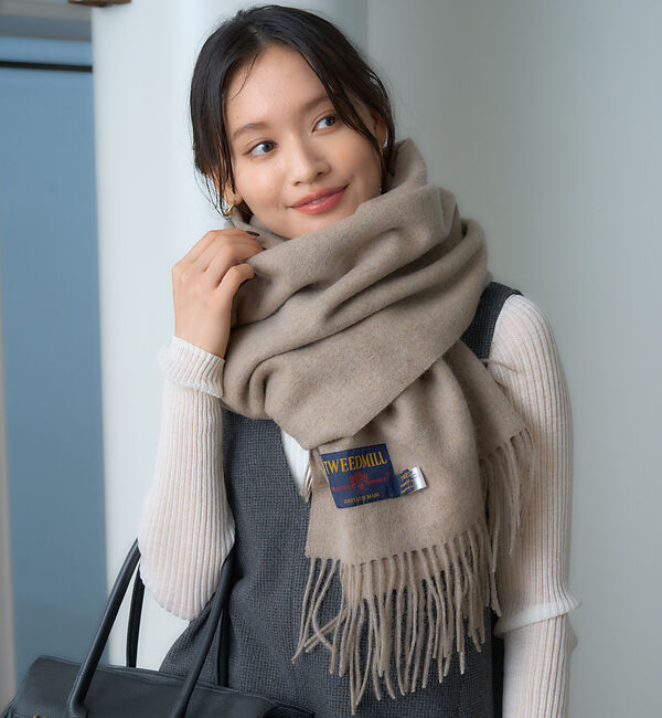 Rouge vif「【TWEEDMILL/ツイードミル】ウールストール」|マフラー|