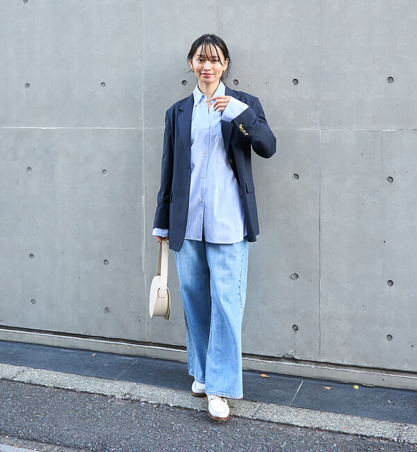 Rouge vif「ストライプオーバーシャツ」|シャツ・ブラウス|