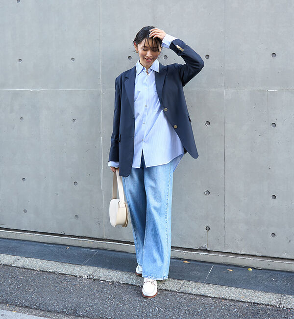 Rouge vif「ストライプオーバーシャツ」|シャツ・ブラウス|