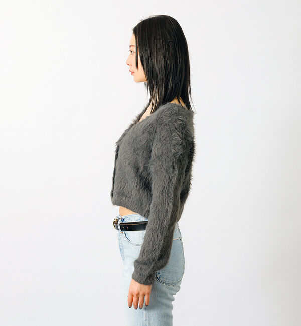 Rouge vif「【EVER AFTER】シャギーカーディガン / ニットカーディガン【WEB限定」|カーディガン|