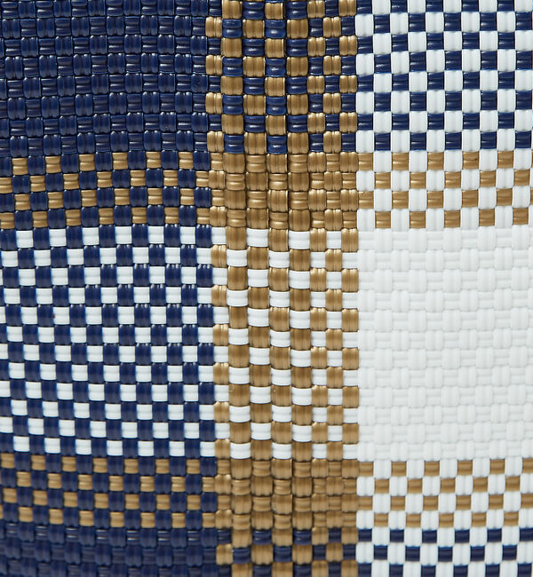 Rouge vif「【MOON BIRD/ムーンバード】手編みのメルカドバッグM/手編み/正方形【W」|トートバッグ|