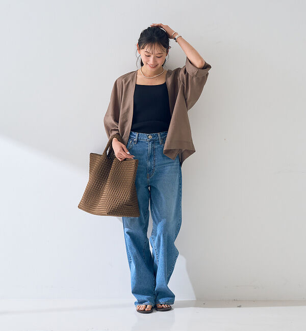 Rouge vif「はおりシアーシャツジャケット」|シャツ・ブラウス|