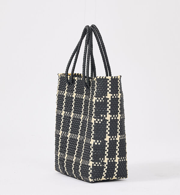 Rouge vif「【MOON BIRD/ムーンバード】手編みのメルカドバッグM/縦長/ギフト【WE」|トートバッグ|