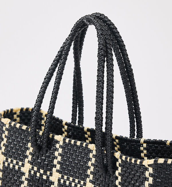 Rouge vif「【MOON BIRD/ムーンバード】手編みのメルカドバッグM/縦長/ギフト【WE」|トートバッグ|