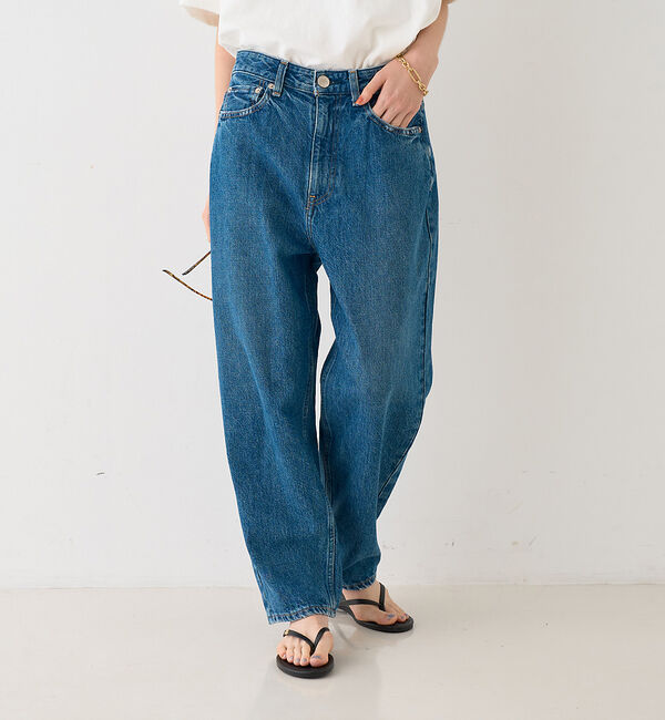 Rouge vif「【RED CARD/レッドカード】別注JAZZ ルーズテーパードワイドデニム」|デニム|