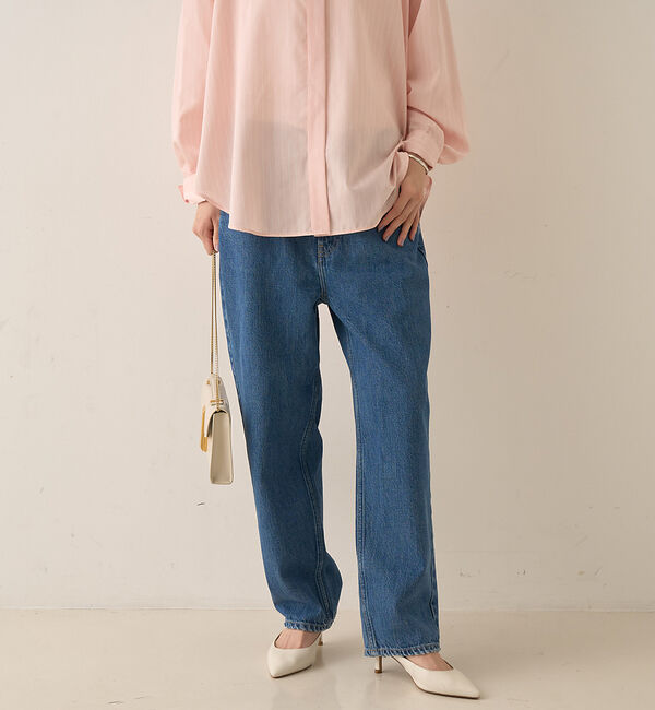 Rouge vif「【RED CARD/レッドカード】別注JAZZ ルーズテーパードワイドデニム」|デニム|