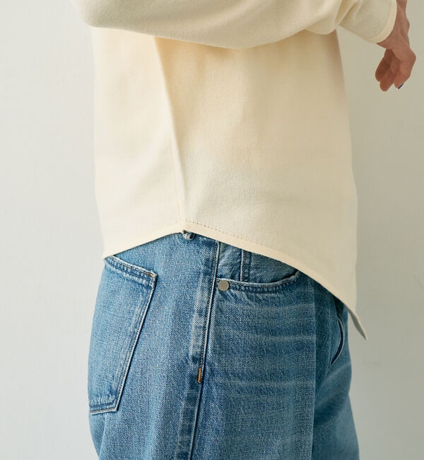 Rouge vif「【一部店舗限定】センターシーム ボートネックニットプルオーバー」|ニット・セーター|