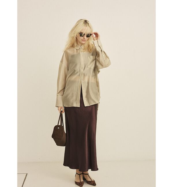 Rouge vif「【2026SS新作】【人気追加】バックツイストシャツ」|シャツ・ブラウス|