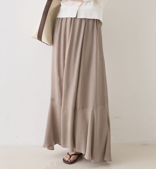 Rouge vif「キュプラフィブリルイージーギャザースカート【予約】」|スカート|