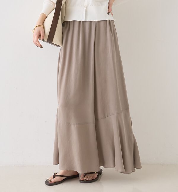 Rouge vif「キュプラフィブリルイージーギャザースカート【予約】」|スカート|