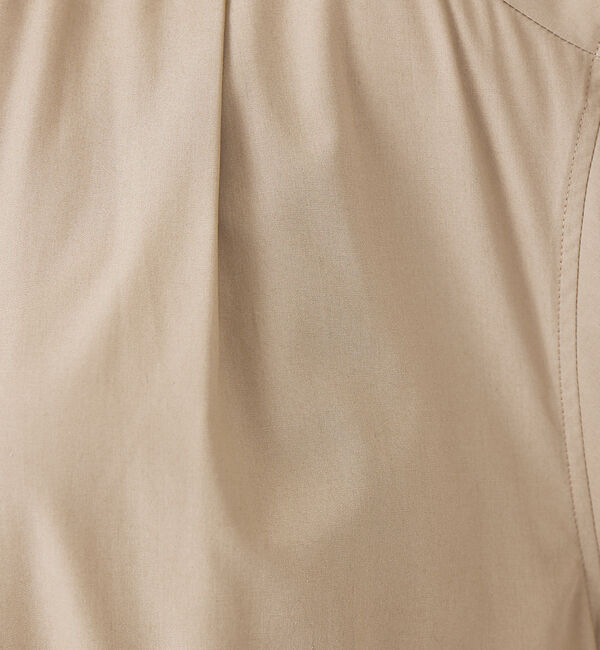 qualite「ハイカウントロングシャツワンピース」|ワンピース|