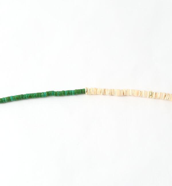 qualite「シェルビーズロングネックレス」|ネックレス|