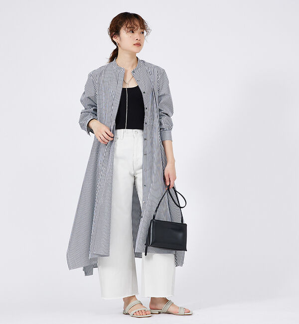 qualite「【SERGE】WIDE W SELVEDGE ワイドデニムパンツ」|デニム|