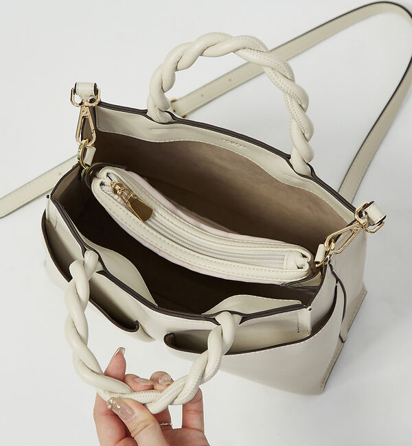 LOWELL things「Twiste/ダブルポケット2WAYトート M」|ショルダー・メッセンジャー|