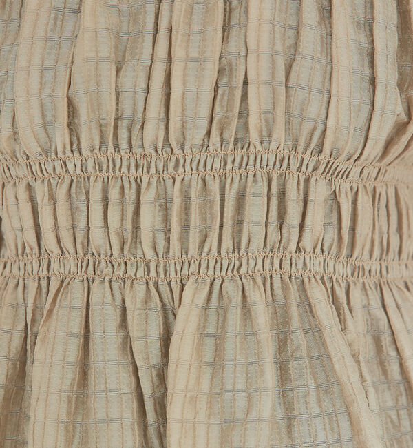 SELFIST「シャーリングペプラムブラウス」|シャツ・ブラウス|