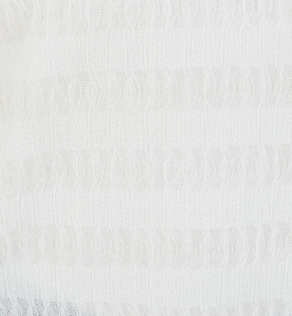 abahouse mavie「シャーリングボーダーTシャツ」|Tシャツ・カットソー|