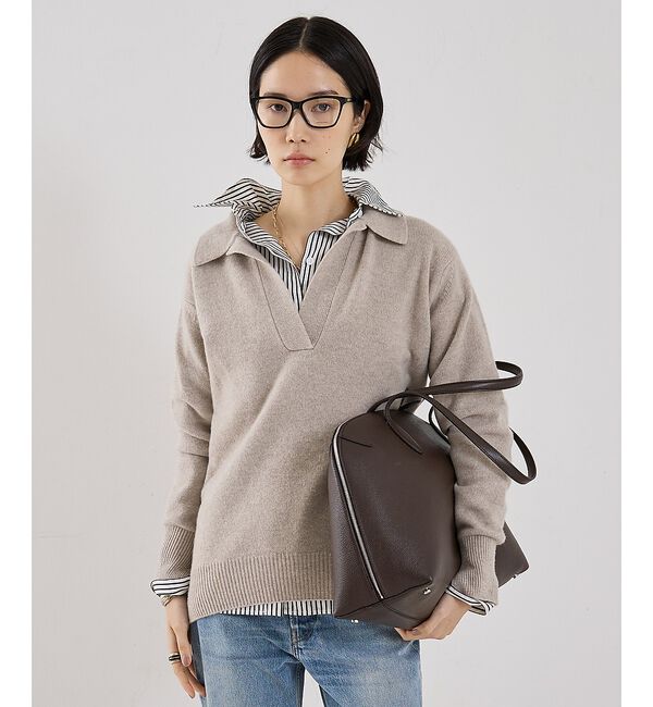 The Store by C' 「【COCUCA】ミドルゲージニット」|ニット・セーター|ベージュ