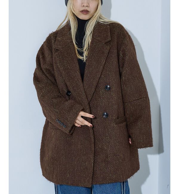 NOMINE「シャギー ジャケット コート / ジャコット」|その他|ブラウン