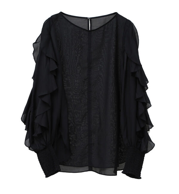 TIARA「フリルスリーブブラウス」|シャツ・ブラウス|